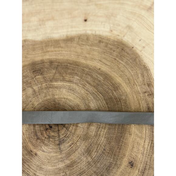 Gray Belt with Silver-Tone Buckle - Size Medium - Picture 5 of 12